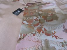 画像3: 着物アロハシャツ　Lサイズ　＃５６１ (3)