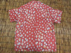 画像4: 着物アロハシャツ　Mサイズ　＃３７６ (4)