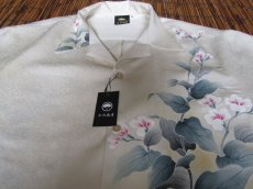 画像3: 着物アロハシャツ　XLサイズ　＃７５０ (3)
