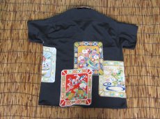 画像4: 着物アロハシャツ　Lサイズ　＃７７７ (4)