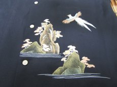 画像3: 着物アロハシャツ　Lサイズ　＃７８０ (3)