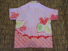 画像4: 着物アロハシャツ　Lサイズ　＃７９７ (4)
