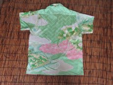 画像4: 着物アロハシャツ　Sサイズ　＃８０１ (4)