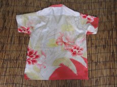 画像4: 着物アロハシャツ　Mサイズ　＃８０６ (4)